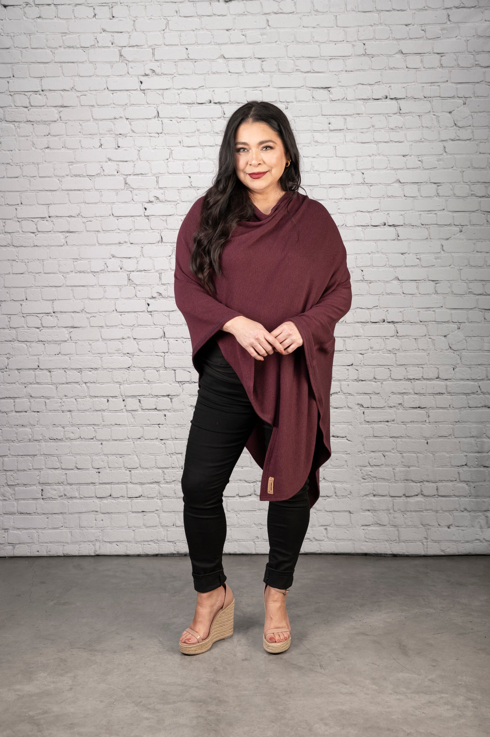 FW2602 - 5 in 1 scarf/poncho