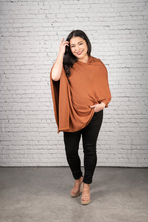 FW2602 - 5 in 1 scarf/poncho