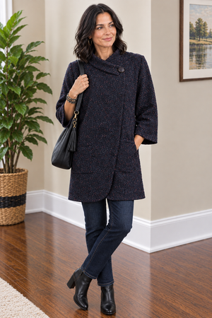Cocoon Jacket with Pockets
