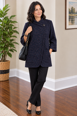 Cocoon Jacket with Pockets