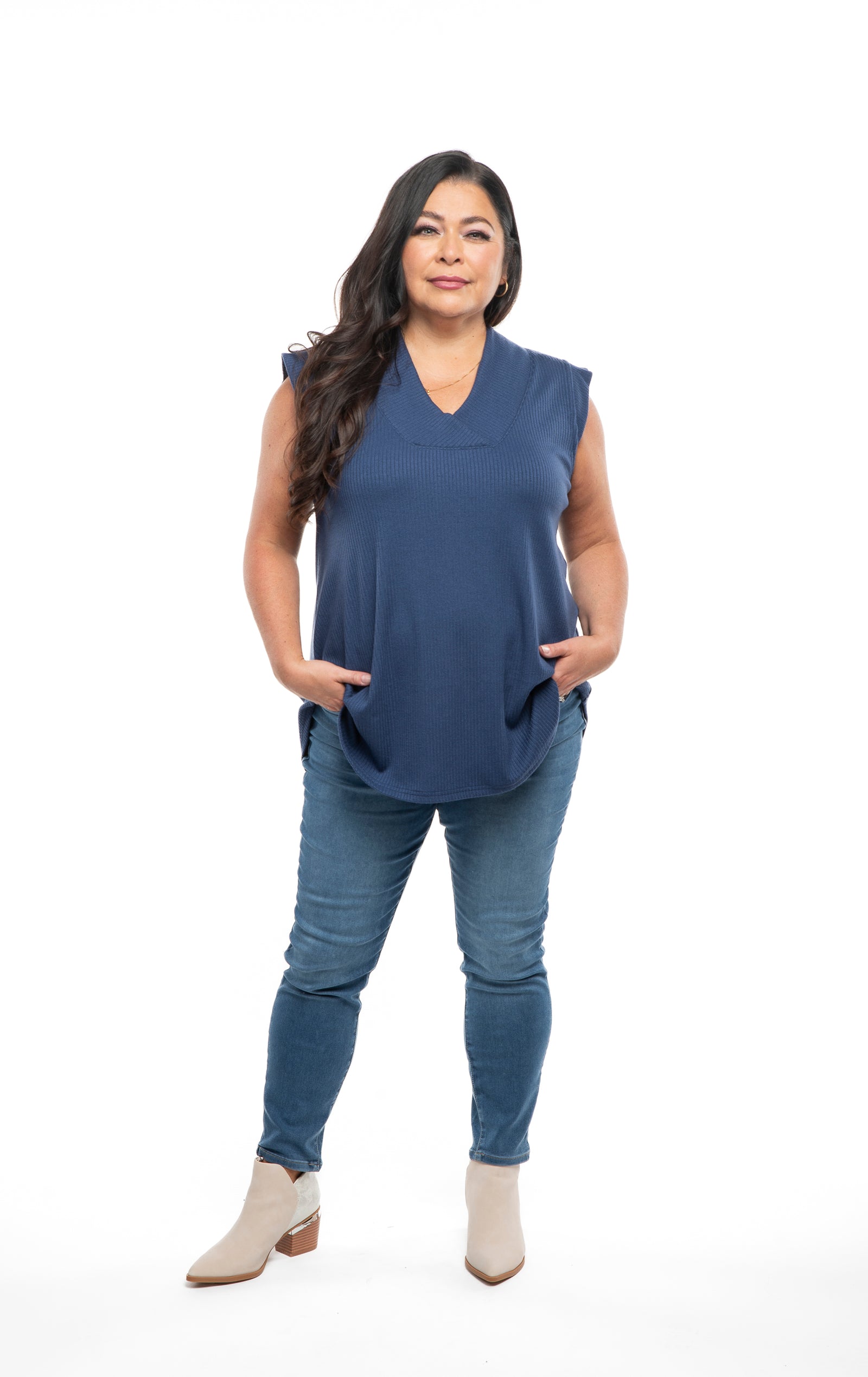 SS2513 - Rib Knit Shell