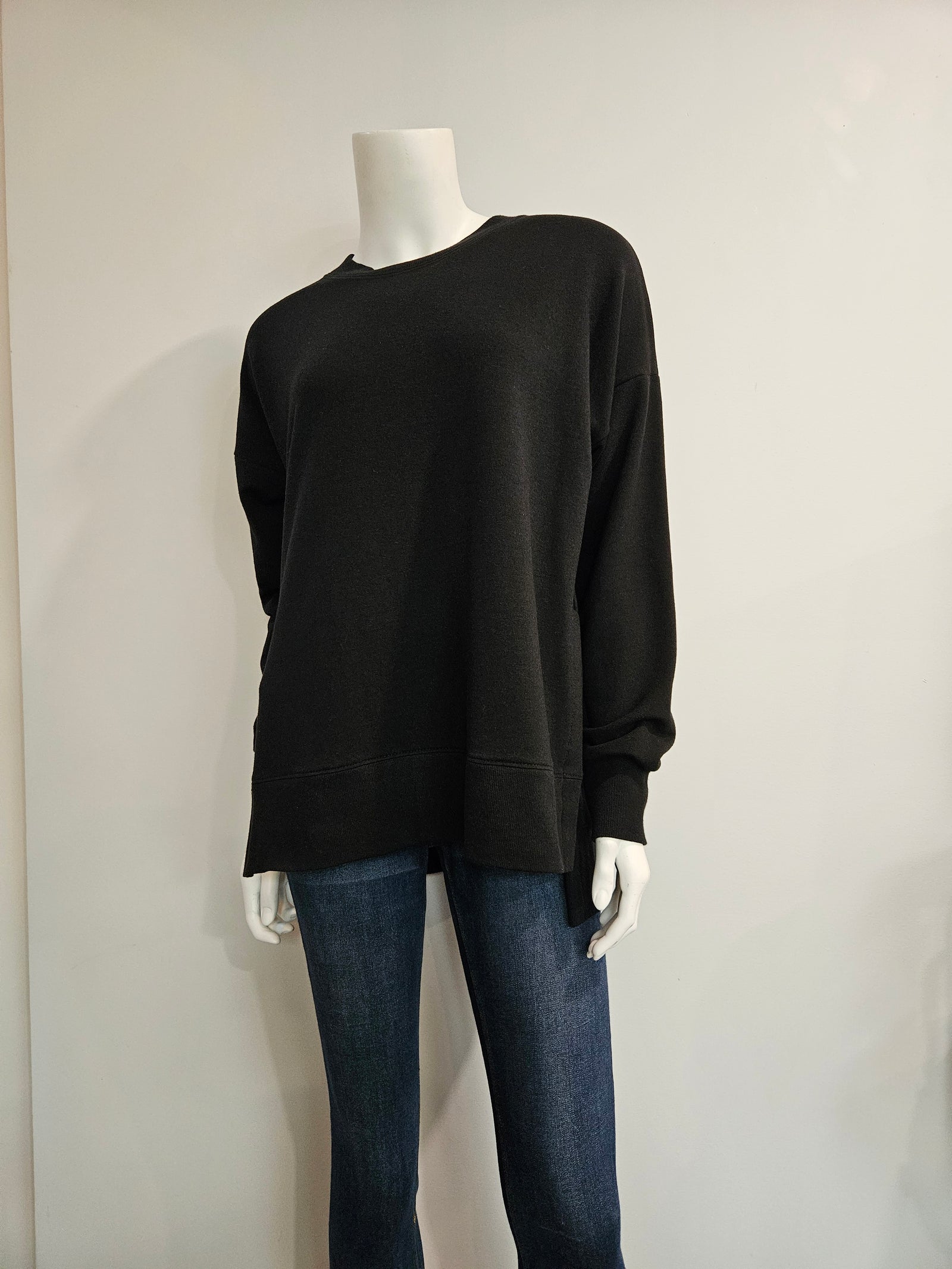 Fleece Drop Shoulder Sweatshirt