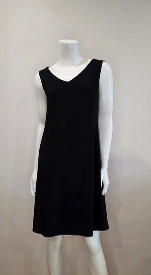 SS26-07- Reversible Black Floral Eyelet Dress