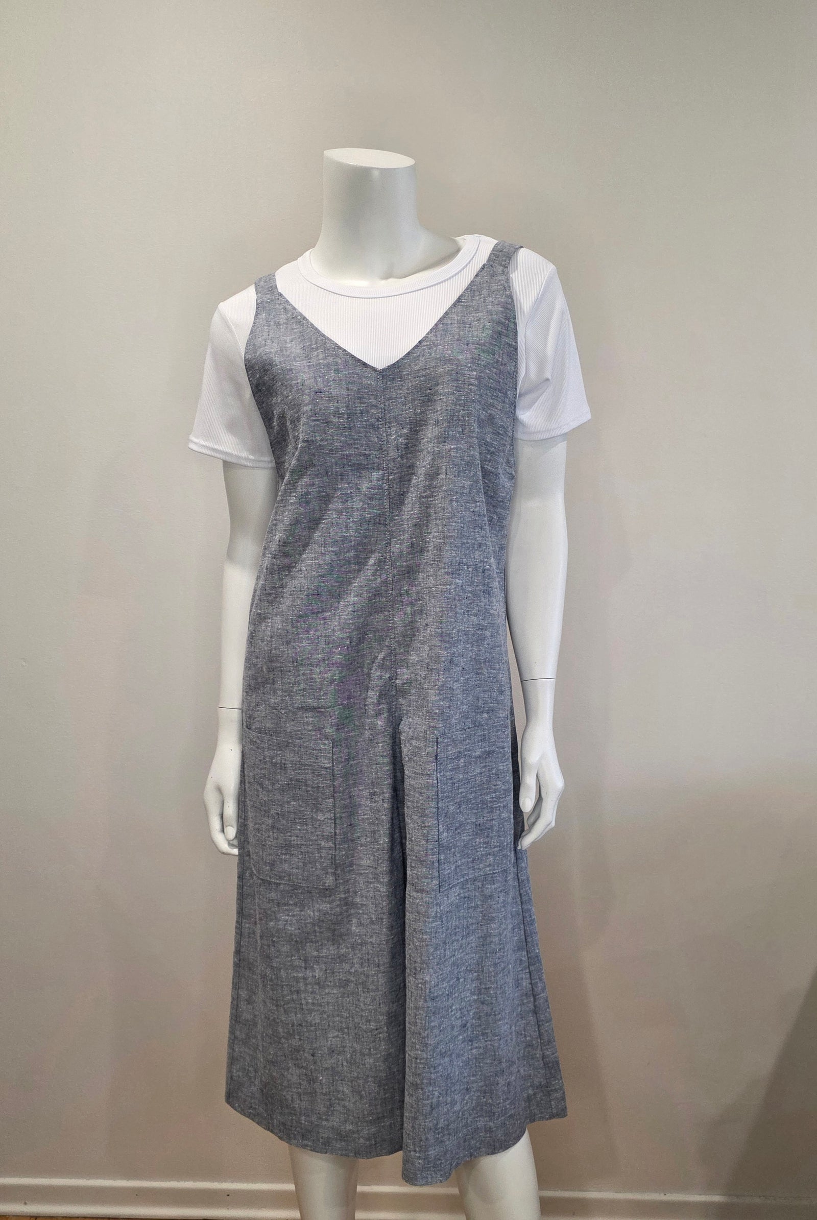 SS26-14-Hemp Jumpsuit with Pockets