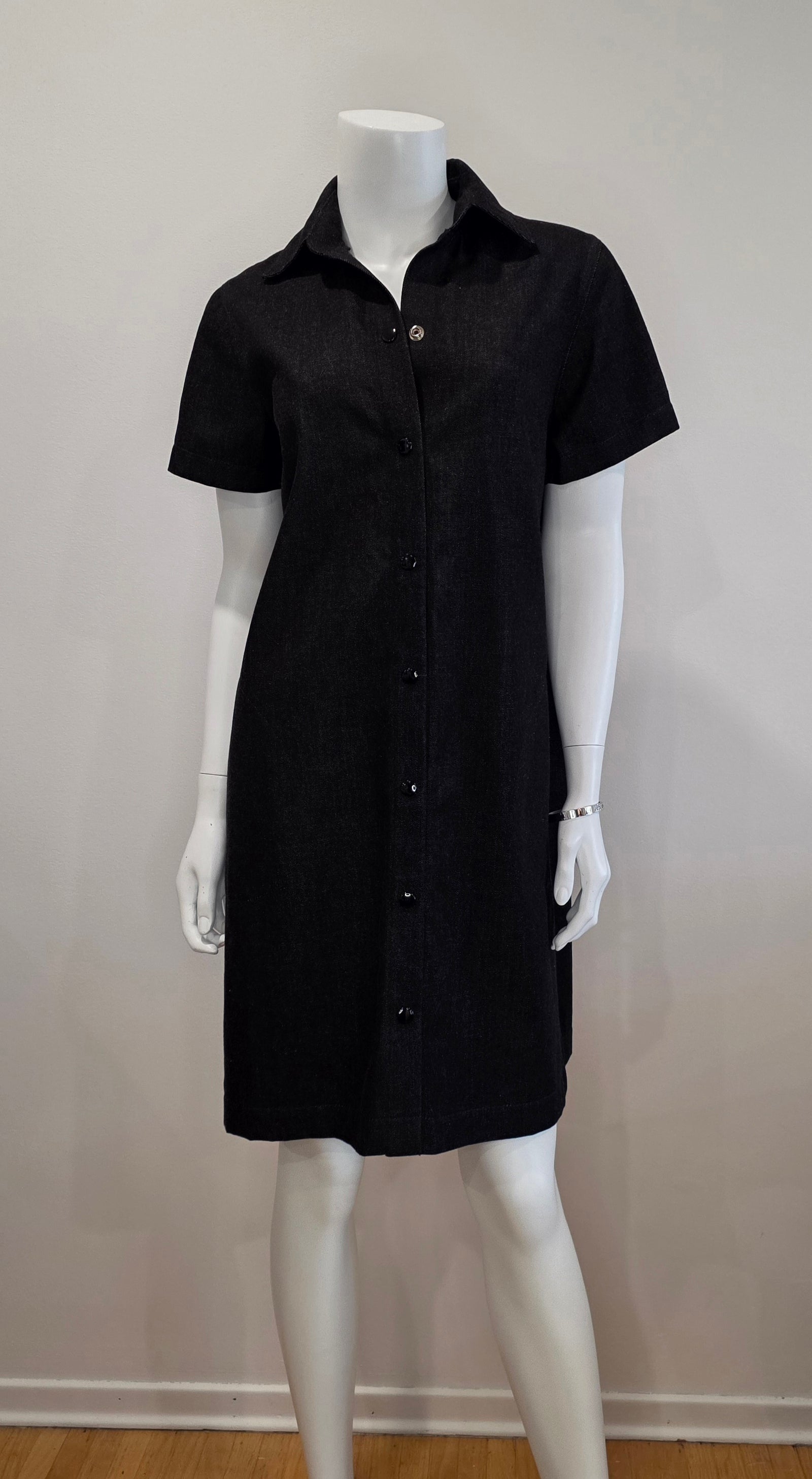 SS26-10-Denim Shirtdress with Pockets