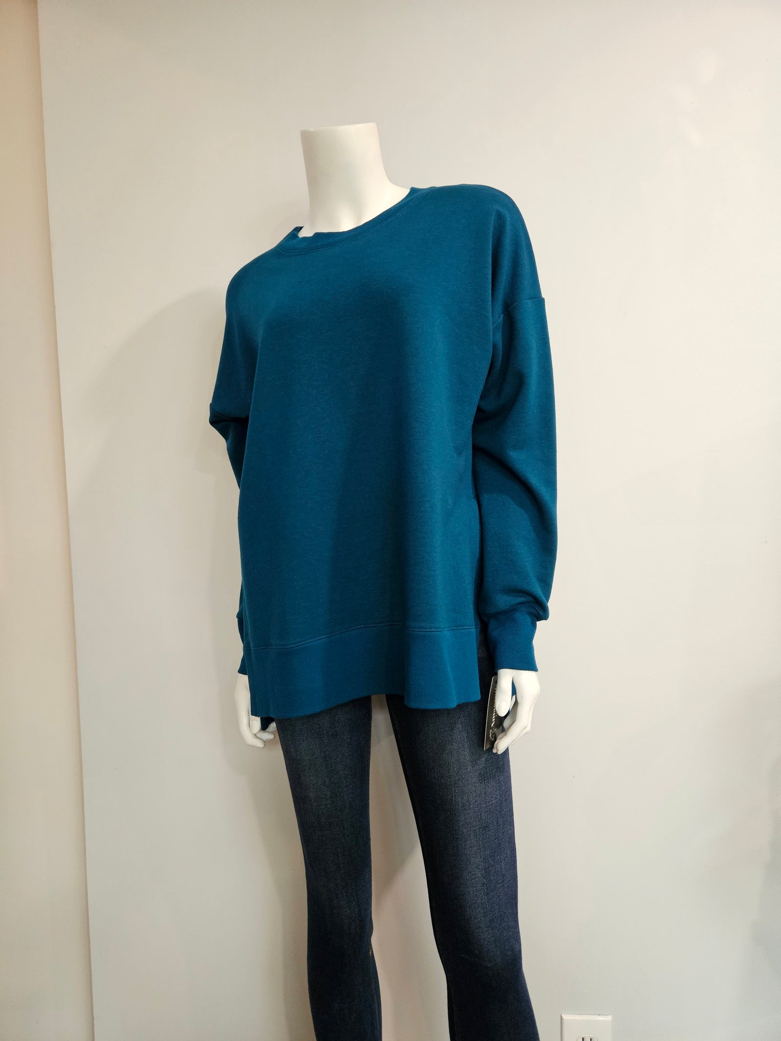 Fleece Drop Shoulder Sweatshirt