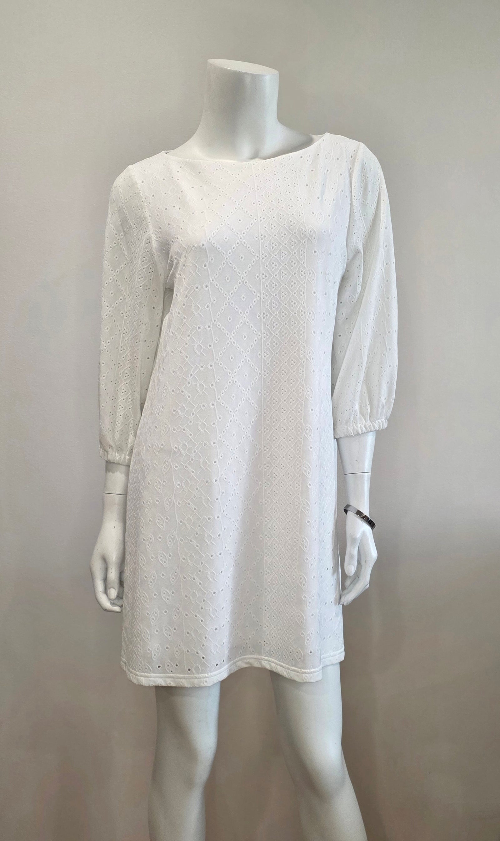 SS26-06-White Eyelet Dress