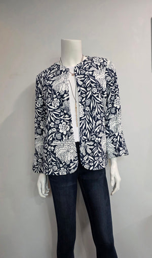 SS26-01-Quilted Cotton Crop Jacket with Pockets