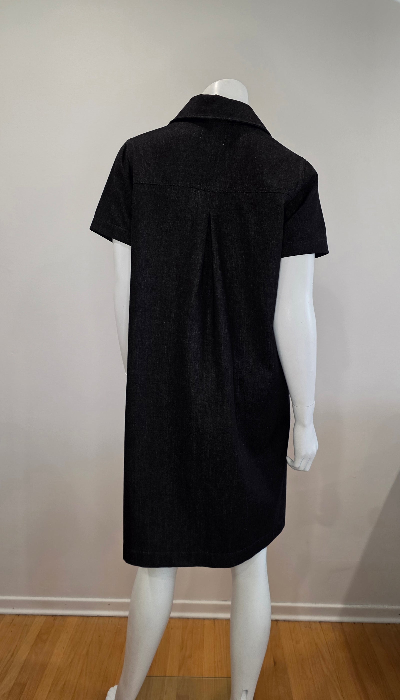 SS26-10-Denim Shirtdress with Pockets