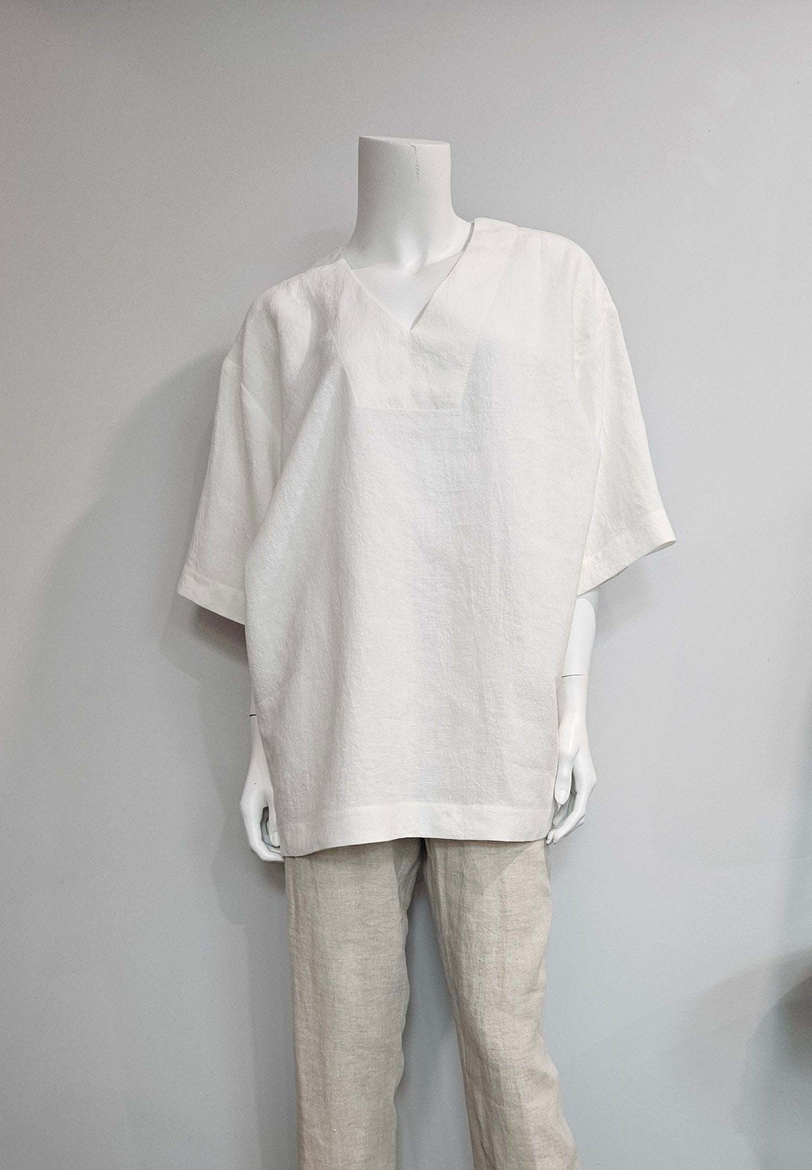 Linen Oversize Top