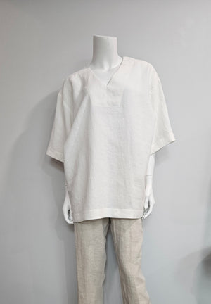 Linen Oversize Top