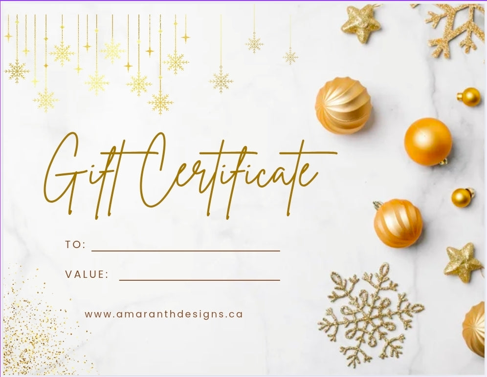 01 -Amaranth Designs Gift Card