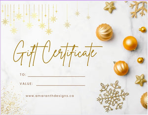 01 -Amaranth Designs Gift Card