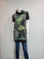 Black & Green Ink Blot Tunic with Pockets
