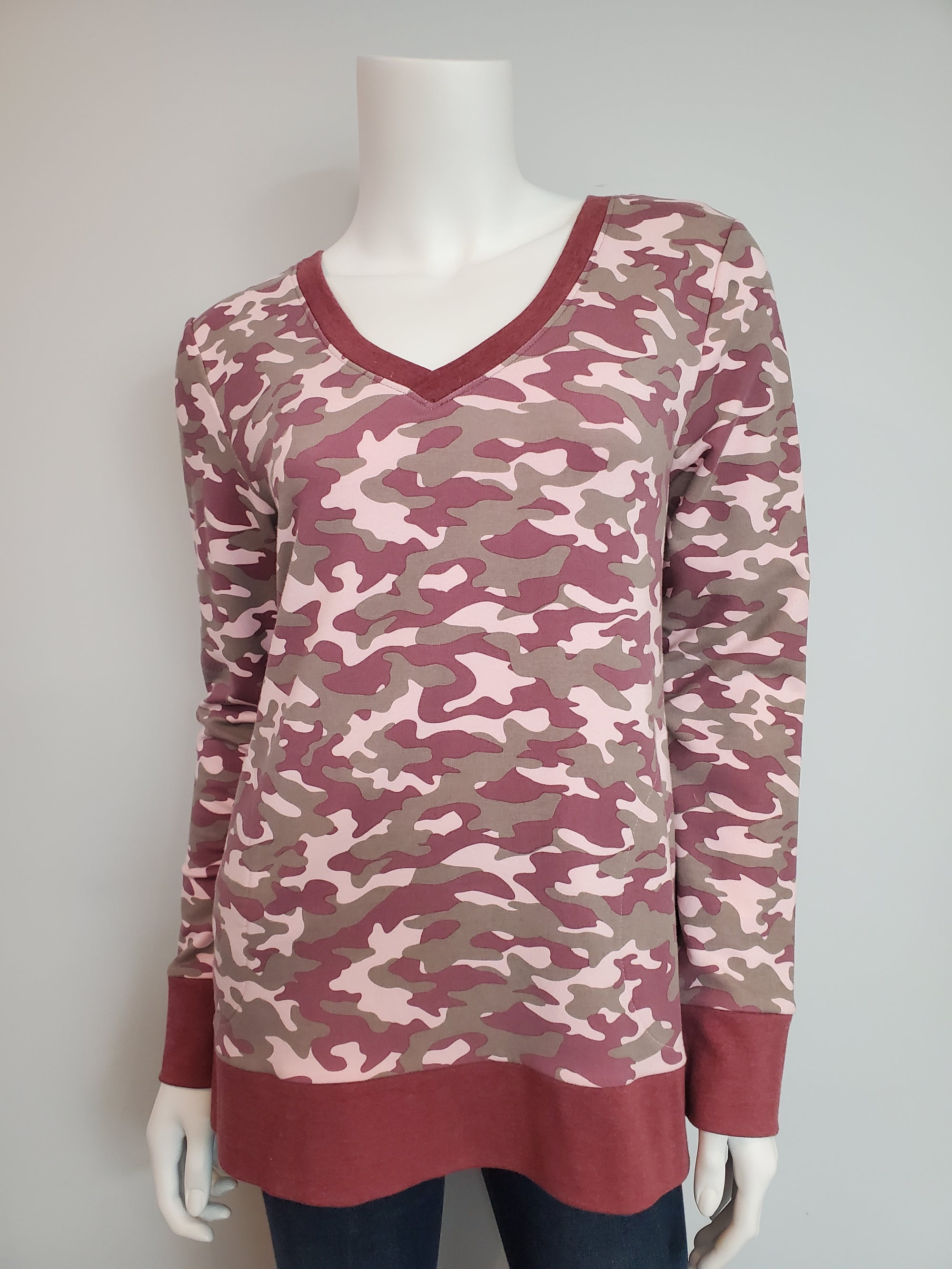 Camouflage Top with Pockets